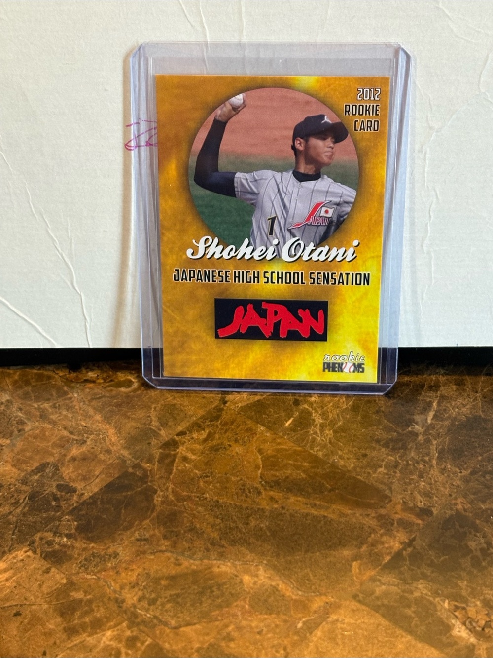 Shohei Otani Japanese High School Sensation Rookie Card - Yellow